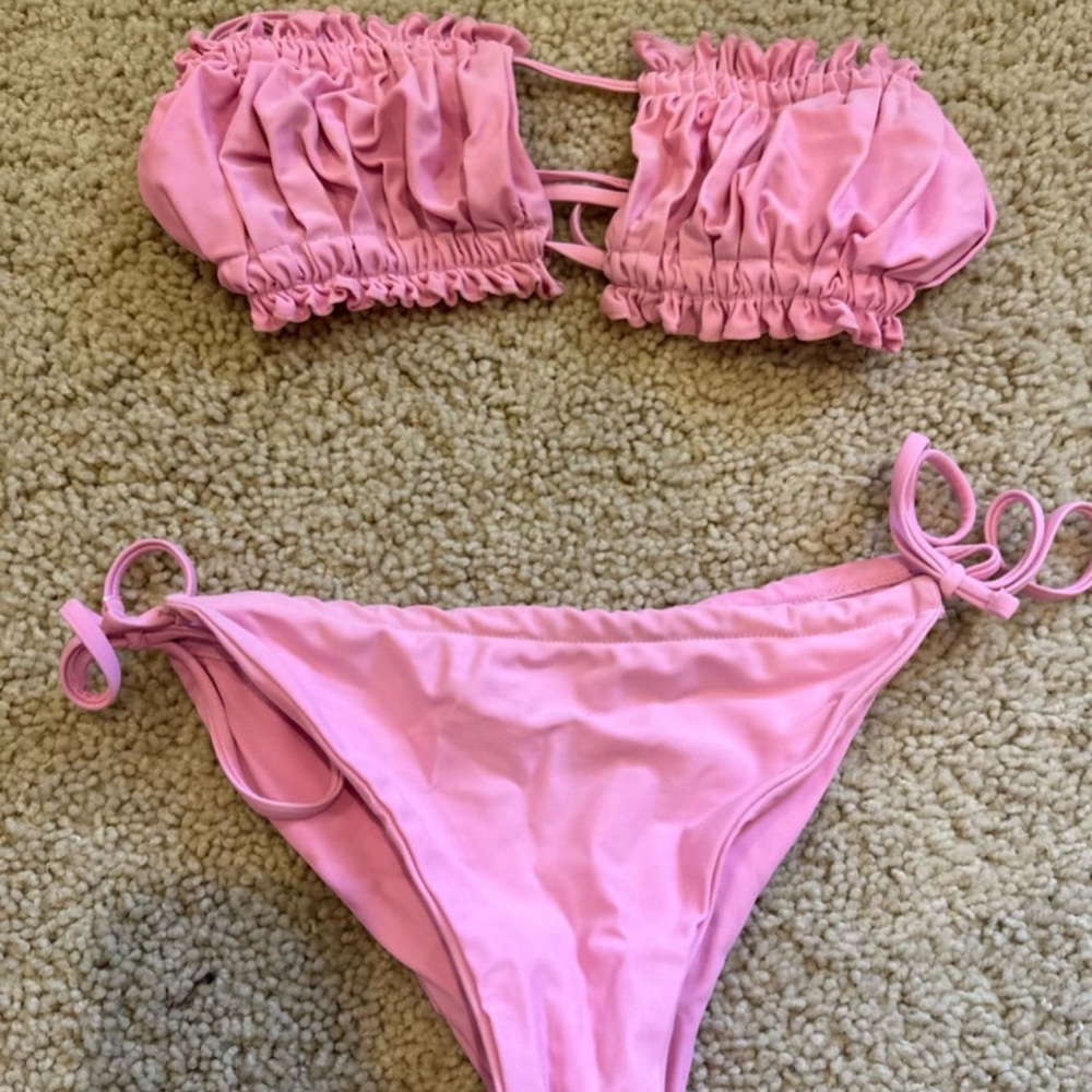 Amazon pink bikini